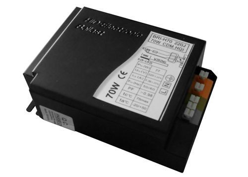 0.44A 130Hz Kỹ thuật số chấn lưu nhà kính bằng gốm Metal Halide 70W Đèn natri