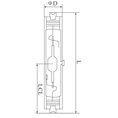 Đèn chiếu sáng đường phố 4200K Đèn halogen kim loại gốm 35w 50w 70w 100w 150w