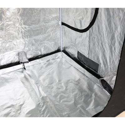 Chiều cao 200cm Lều trồng thủy canh trong nhà có khóa kéo, Lều trồng trọt di động 5X5 &quot;Vải 600D