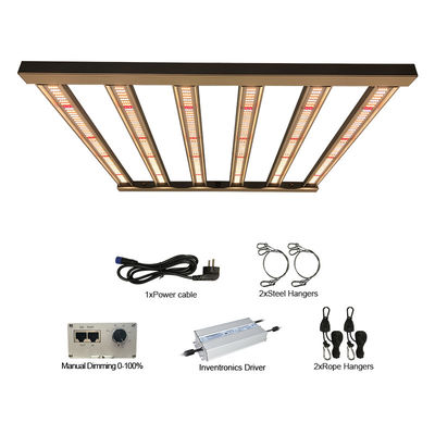 240VAC 2.7μmol / J Đèn Led trồng trọt làm vườn 320W 6 cột quang phổ đầy đủ