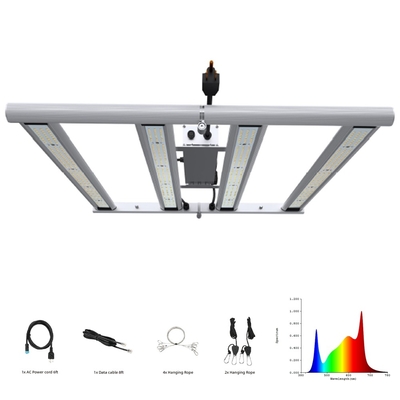Galaxy 2835SMD LED 240W 4 thanh Đèn trồng cây có thể gập lại 0 - 10V có thể điều chỉnh độ sáng