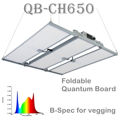 RikoLite 650W Đèn LED có thể gập lại có thể gập lại Đèn phát triển Bảng lượng tử Đèn dẫn thực vật