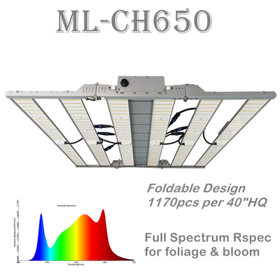 RikoLite 650W 1820umol / S 6 thanh Đèn LED phát triển nhà kính
