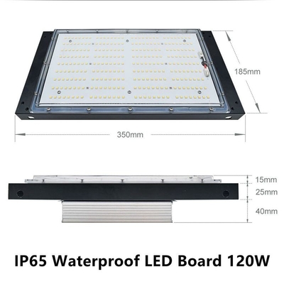 Đèn LED trồng thủy canh 120w 3500k Có thể điều chỉnh độ sáng IP65 Chống nước được xếp hạng