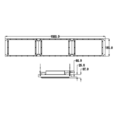 Đèn LED phát triển lượng tử thủy canh IP65 320w Quang phổ đầy đủ cho rau