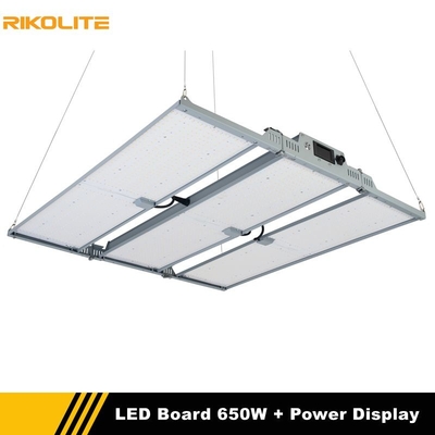 Đèn LED trồng vườn Rikolite Bảng lượng tử 650w có chức năng hiển thị nguồn