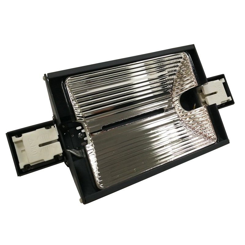 Bộ phản xạ ánh sáng HPS bằng kính làm vườn, Bộ phản xạ ánh sáng quang học 1000W đã kết thúc kép