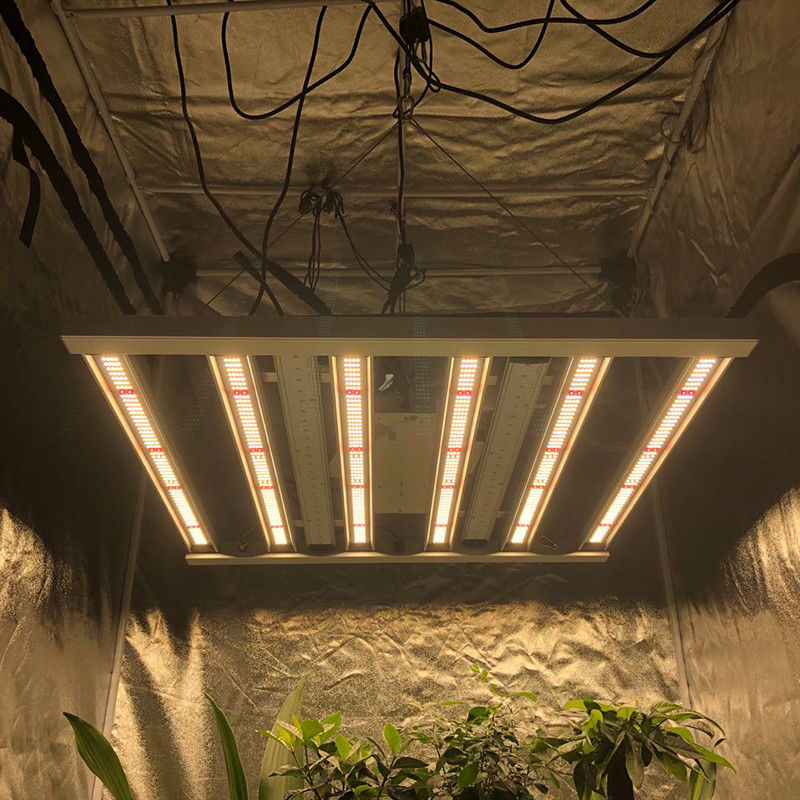 Đèn Led Grow 35 Centigrade Đèn Led Grow 480W 6 Cột đèn 2.6μMol / J Thanh đèn