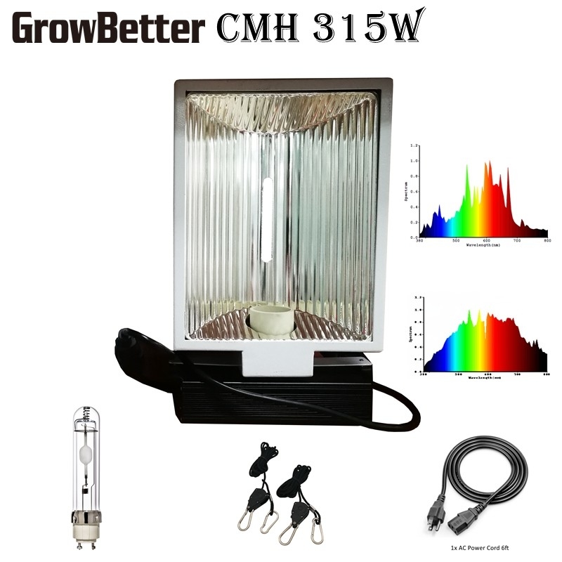 Độ che phủ Đèn phát triển 3'X3 '315W CMH dành cho cây trồng lá trong nhà Chiếu sáng phòng trồng trọt trong nhà